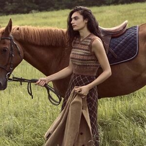 Doen Fair Isle Kenley Vest NWOT sz M